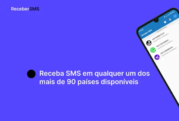 Receber SMS android App screenshot 1